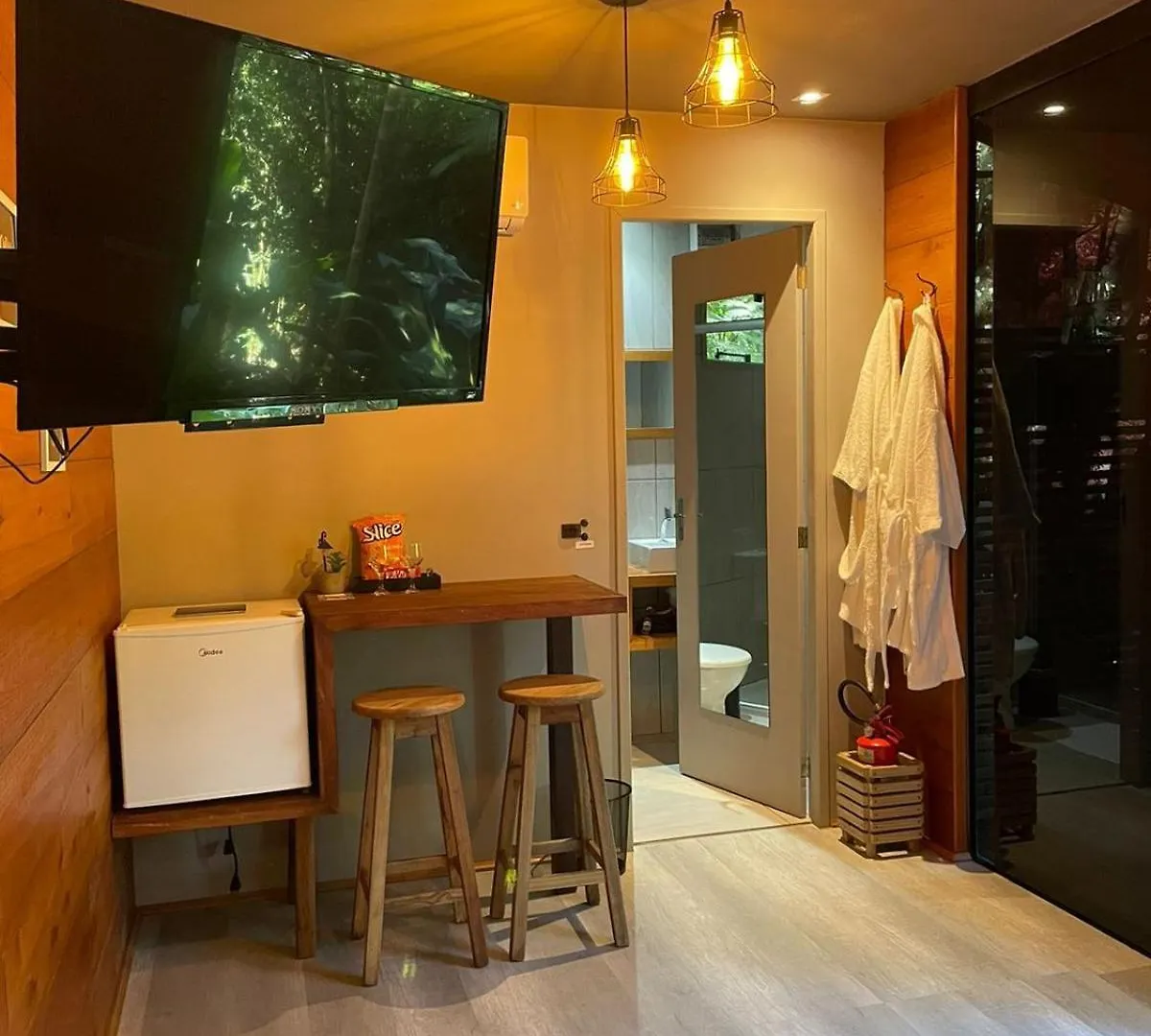 Quarto em Acomodações Particulares Pousada Sitio Raizes Sideropolis