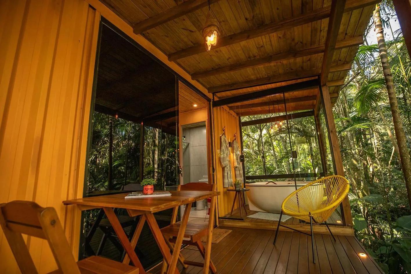 Quarto em Acomodações Particulares Pousada Sitio Raizes Sideropolis
